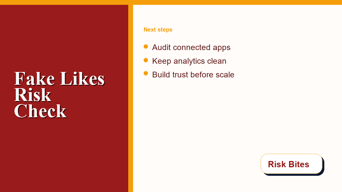 Safer engagement review steps before using social growth tools
